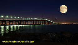 San Mateo Bridge plus Moon DSC05726